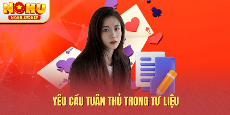 Yêu cầu tuân thủ trong tư liệu